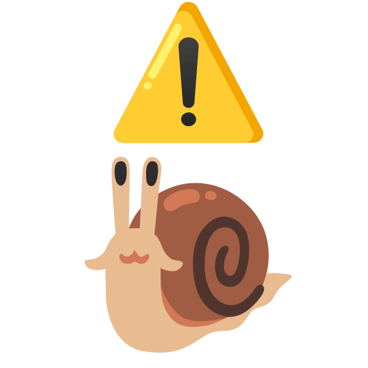warning snail