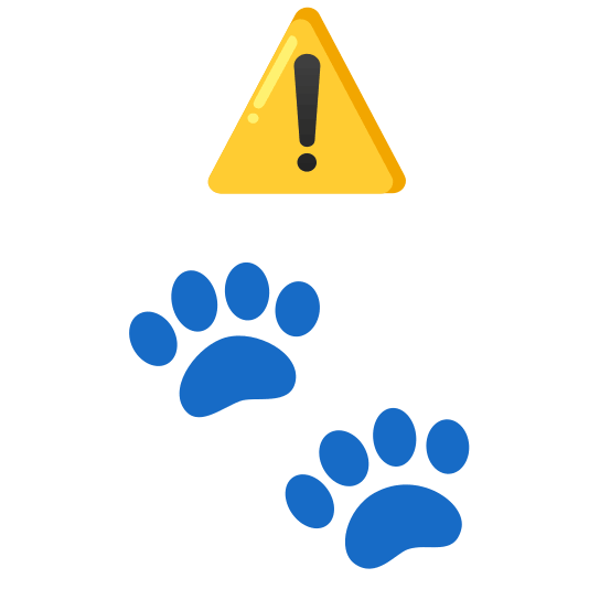 warning feet