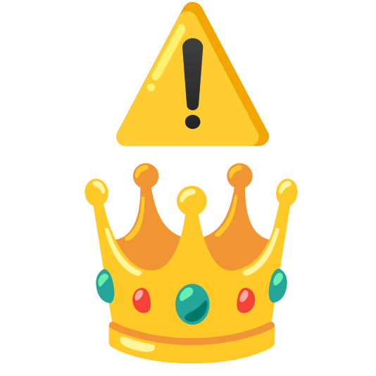 warning crown