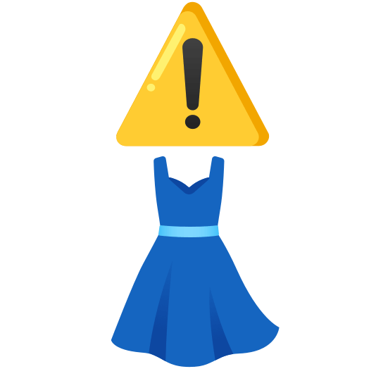 warning dress