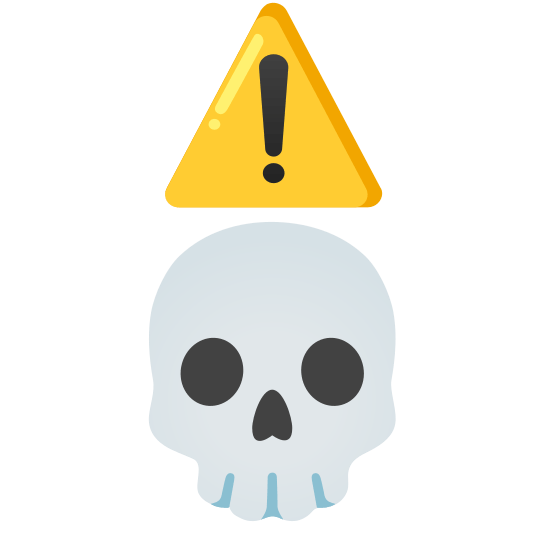 warning skull