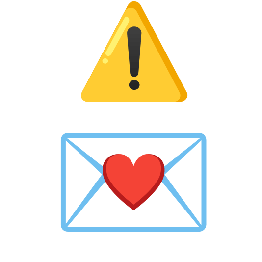 warning love letter