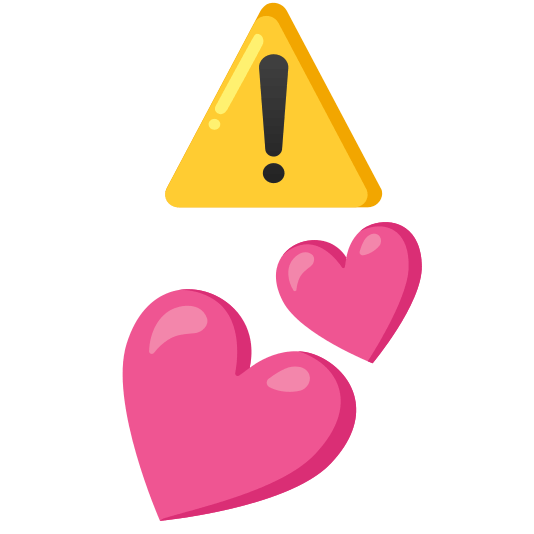warning two hearts