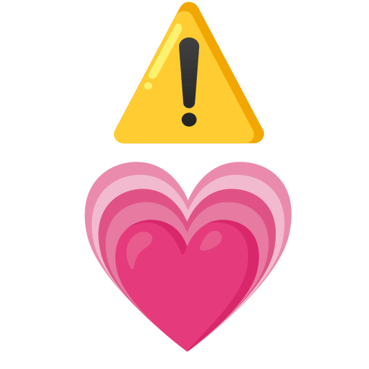 warning heartpulse