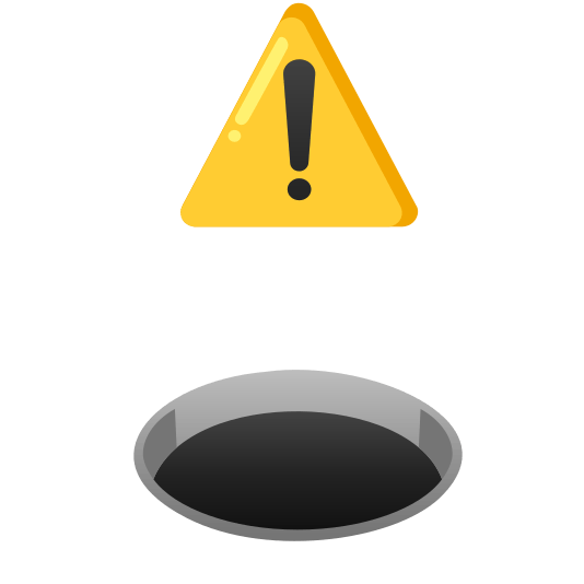 warning hole