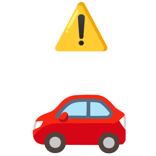 warning car