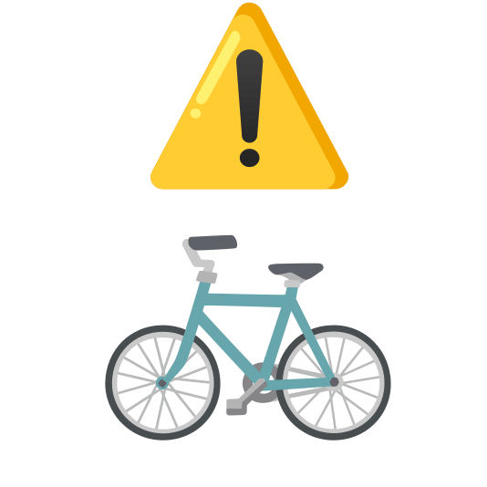 warning bike