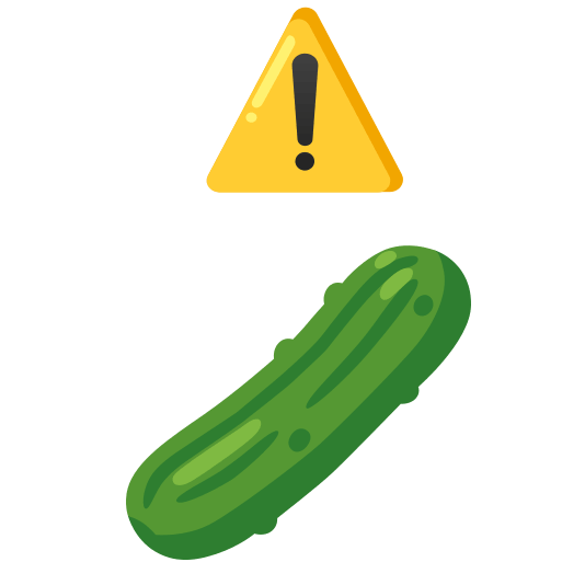warning cucumber