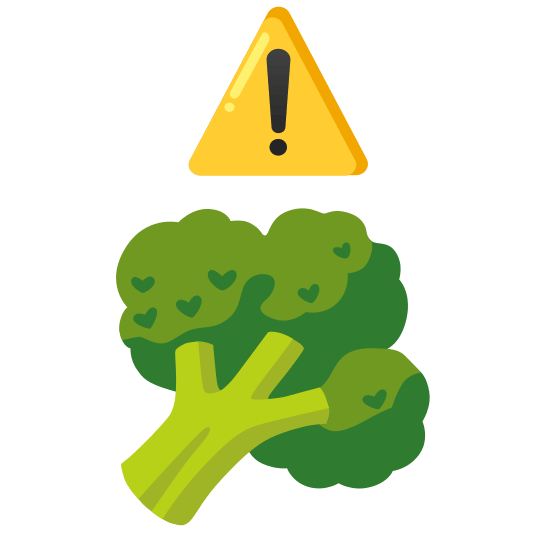 warning broccoli