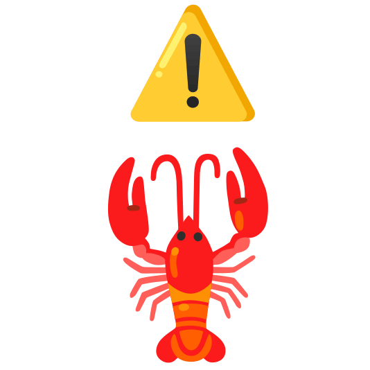 warning lobster