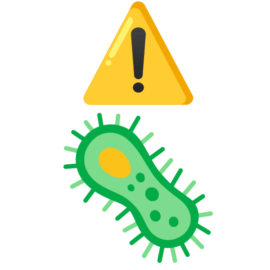 warning microbe