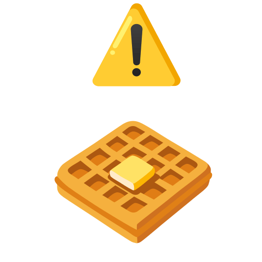 warning waffle