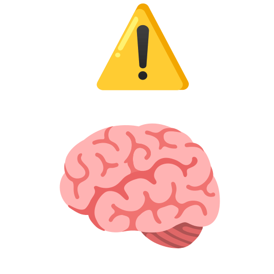 warning brain