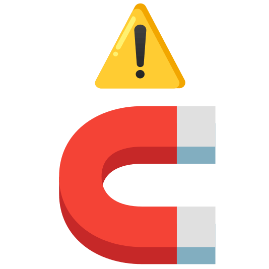 warning magnet