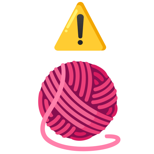 warning yarn