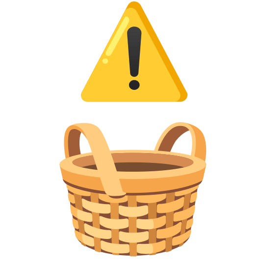 warning basket
