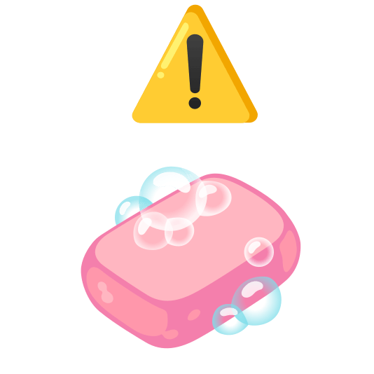 warning soap