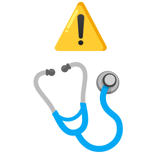 warning stethoscope