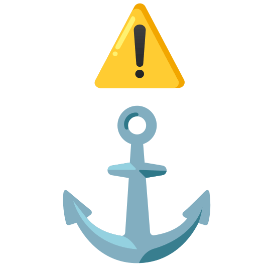 warning anchor
