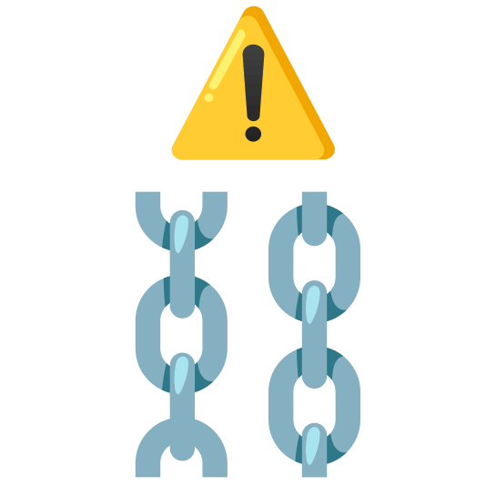 warning chains