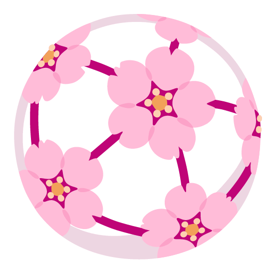 soccer cherry blossom
