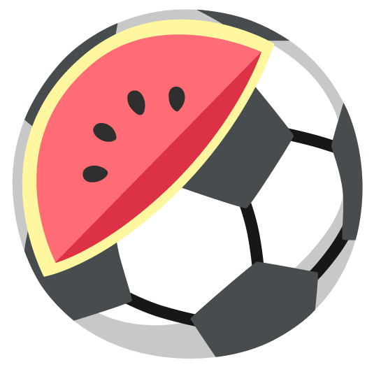 soccer watermelon