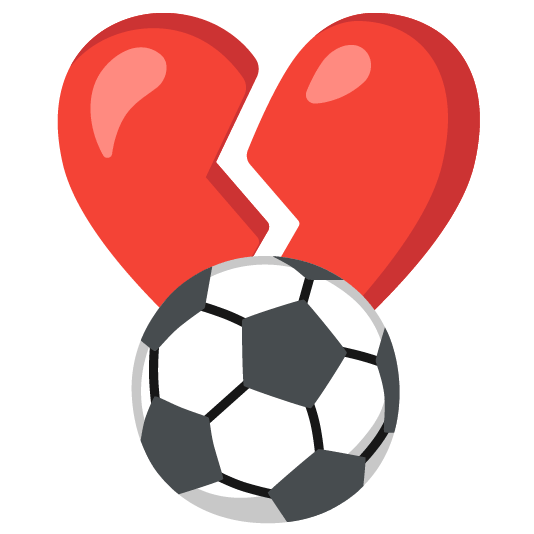 soccer broken heart