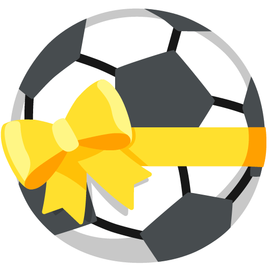 soccer gift heart