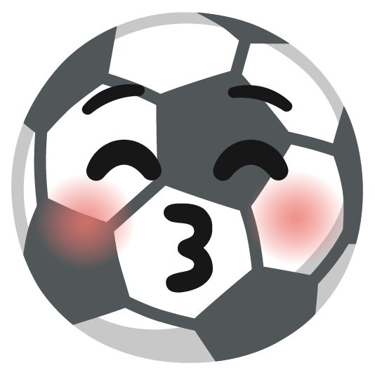 soccer kissing closed eyes