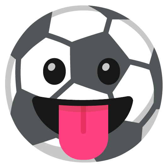 soccer stuck out tongue