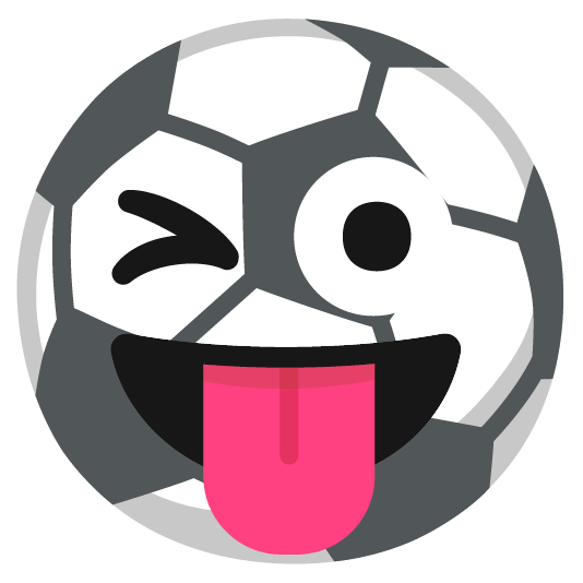 soccer stuck out tongue winking eye