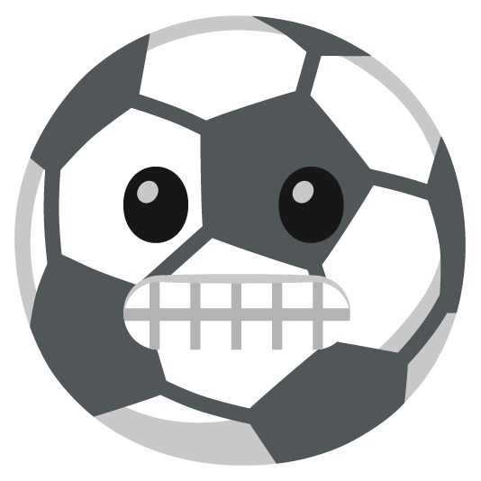soccer grimacing
