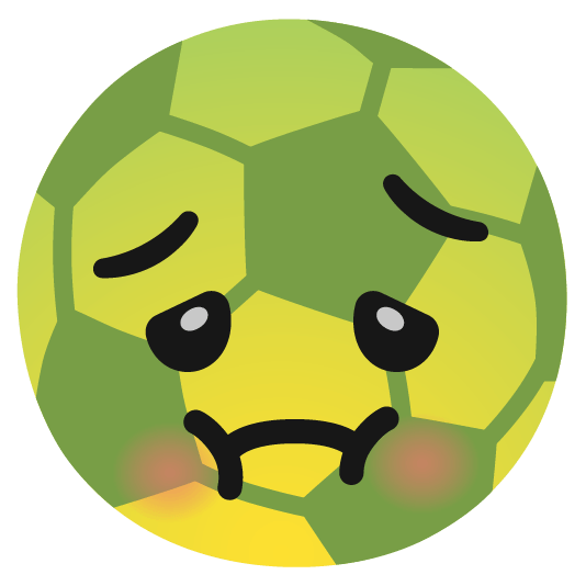soccer nauseated face