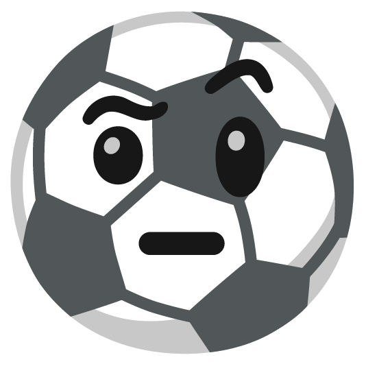 soccer face with raised eyebrow