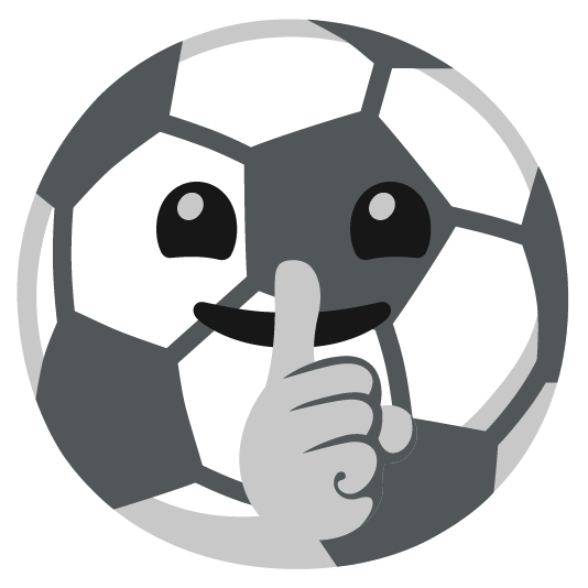 soccer shushing face