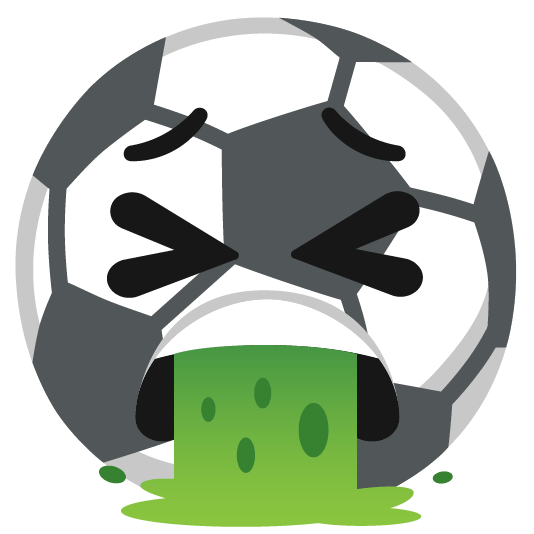 soccer face vomiting