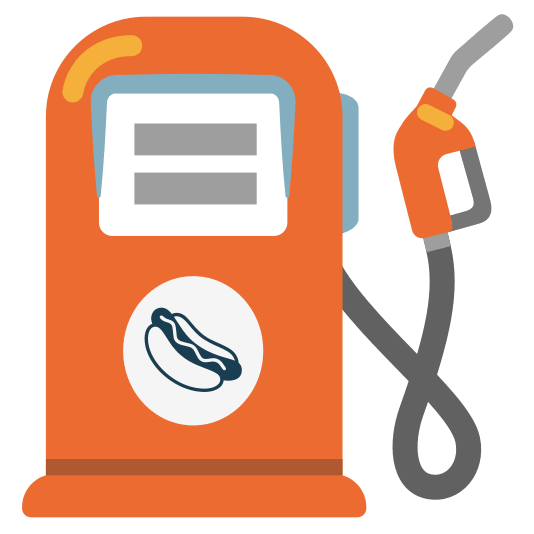 fuelpump hotdog