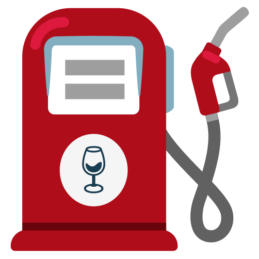 fuelpump wine glass