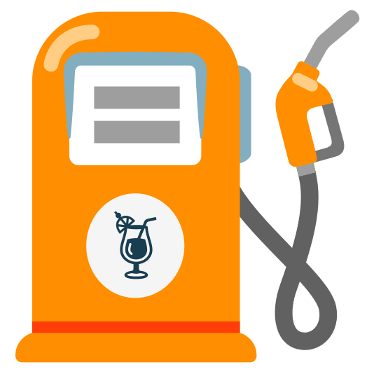 fuelpump tropical drink