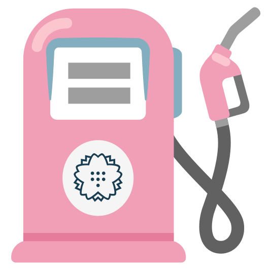 fuelpump white flower