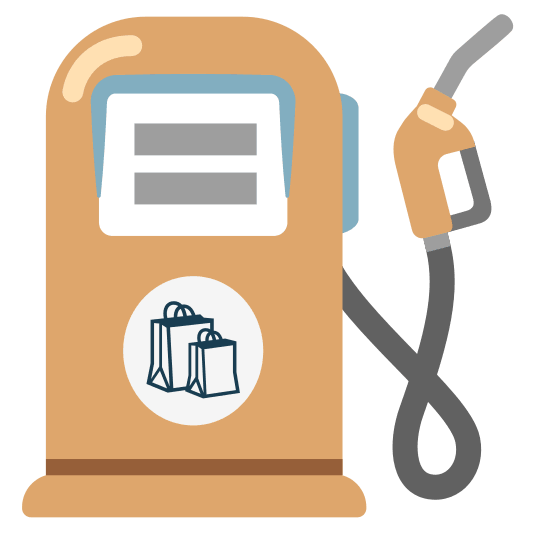 fuelpump shopping bags