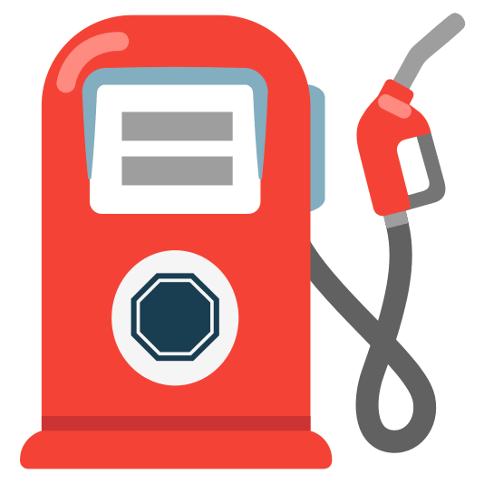 fuelpump octagonal sign