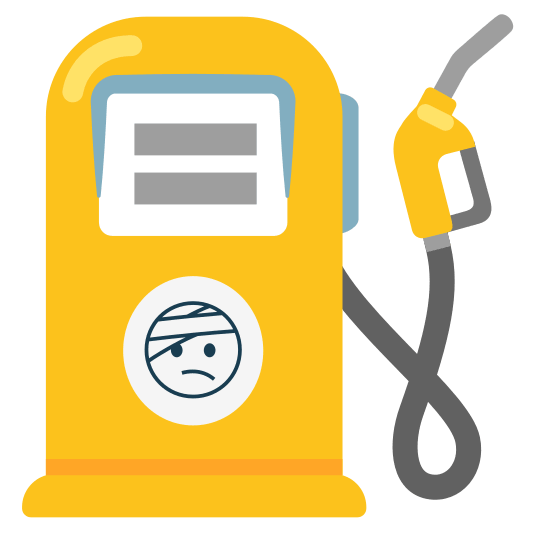 fuelpump face with head bandage