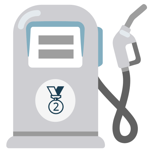 fuelpump second place medal