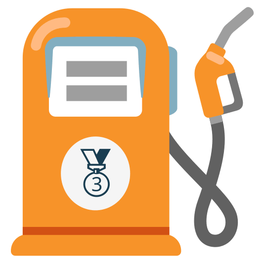 fuelpump third place medal