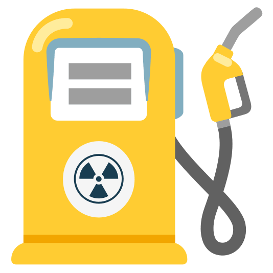 fuelpump radioactive sign
