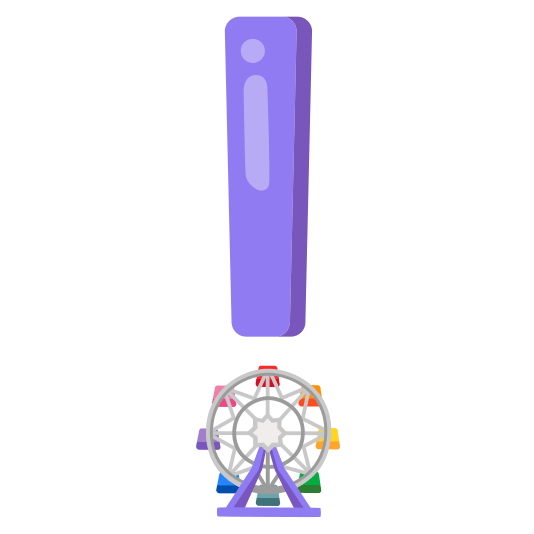 exclamation ferris wheel