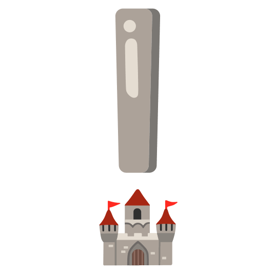 exclamation european castle