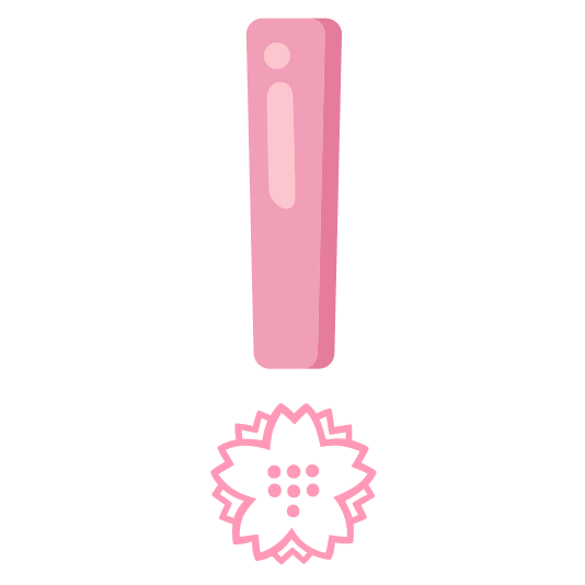 exclamation white flower