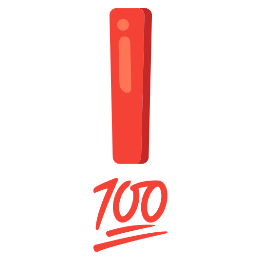 exclamation 100